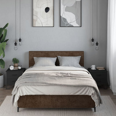 Musta yöpöydät Victory 40x41x40cm (2 kpl puinen)