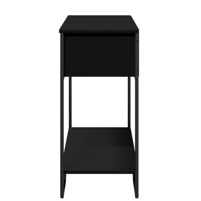 Konsolipöytä musta 100x35x74,5 cm tekninen puu