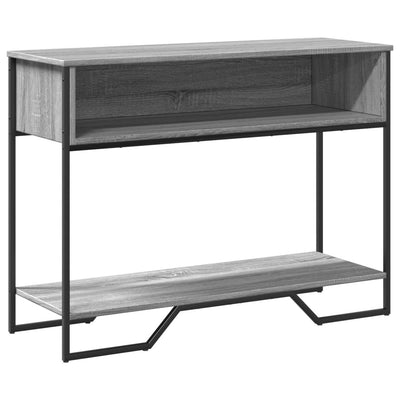 Konsolipöytä harmaa Sonoma 100x35x74,5 cm tekninen puu