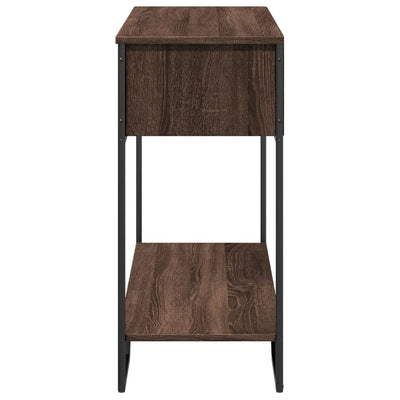 Konsolipöytä ruskea tammi 100x35x74,5 cm tekninen puu