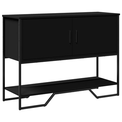 Konsolipöytä musta 100x35x74,5 cm tekninen puu