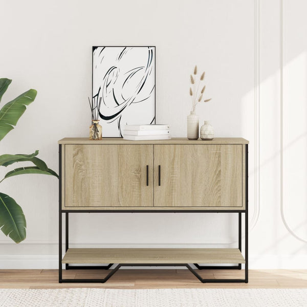 Sohvapöytä Sonoma-tammi 100x35x74,5 cm tekninen puu