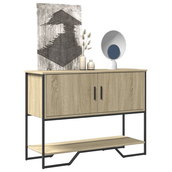 Sohvapöytä Sonoma-tammi 100x35x74,5 cm tekninen puu
