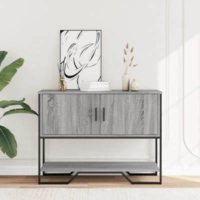 Konsolipöytä harmaa Sonoma 100x35x74,5 cm tekninen puu