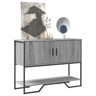 Konsolipöytä harmaa Sonoma 100x35x74,5 cm tekninen puu