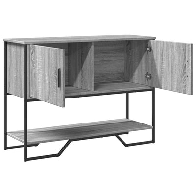 Konsolipöytä harmaa Sonoma 100x35x74,5 cm tekninen puu