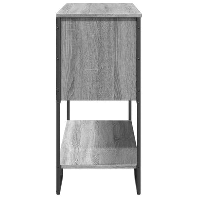 Konsolipöytä harmaa Sonoma 100x35x74,5 cm tekninen puu