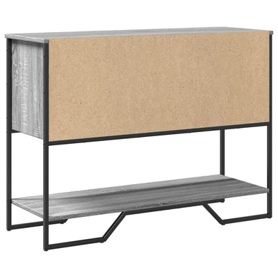 Konsolipöytä harmaa Sonoma 100x35x74,5 cm tekninen puu
