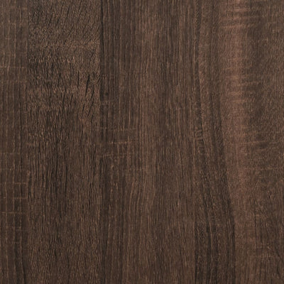 Konsolipöytä ruskea tammi 100x35x74,5 cm tekninen puu