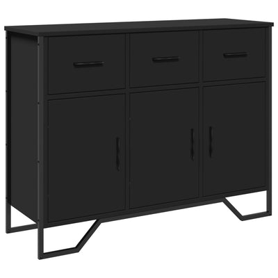 Senkki musta 97x32,5x74,5 cm tekninen puu