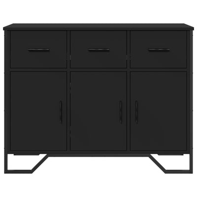 Senkki musta 97x32,5x74,5 cm tekninen puu