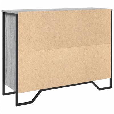 Senkki harmaa Sonoma 97x32,5x74,5 cm tekninen puu