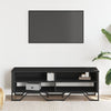 TV-taso musta 122x34x41 cm tekninen puu