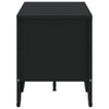 TV-taso musta 122x34x41 cm tekninen puu