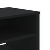 TV-taso musta 122x34x41 cm tekninen puu