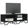 TV-taso musta 122x34x41 cm tekninen puu