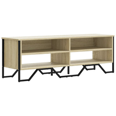 TV-taso Sonoma-tammi 122x34x41 cm tekninen puu