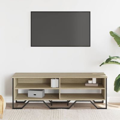 TV-taso Sonoma-tammi 122x34x41 cm tekninen puu