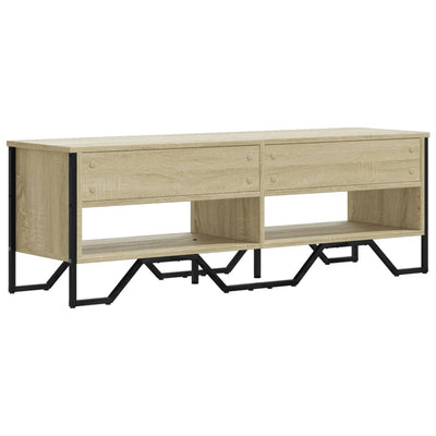 TV-taso Sonoma-tammi 122x34x41 cm tekninen puu