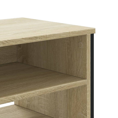 TV-taso Sonoma-tammi 122x34x41 cm tekninen puu