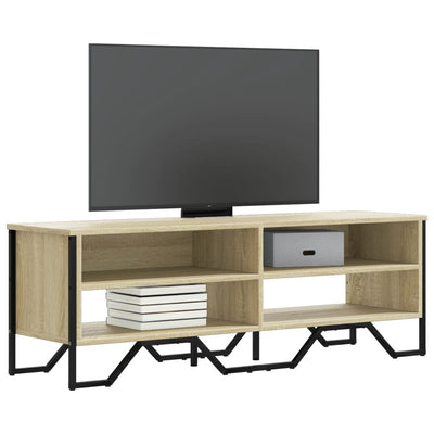 TV-taso Sonoma-tammi 122x34x41 cm tekninen puu