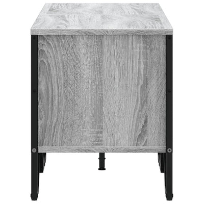 TV-taso harmaa Sonoma 122x34x41 cm tekninen puu