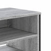 TV-taso harmaa Sonoma 122x34x41 cm tekninen puu