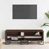 TV-taso ruskea tammi 122x34x41 cm tekninen puu