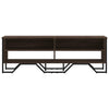 TV-taso ruskea tammi 122x34x41 cm tekninen puu