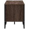 TV-taso ruskea tammi 122x34x41 cm tekninen puu
