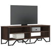 TV-taso ruskea tammi 122x34x41 cm tekninen puu