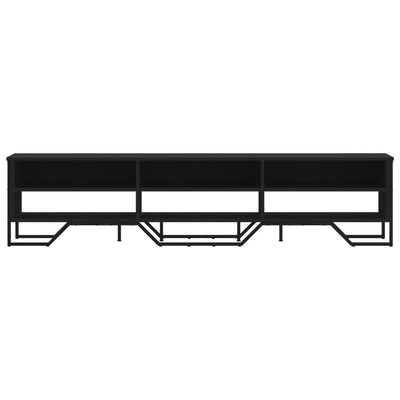 TV-taso musta 180x34x41 cm tekninen puu