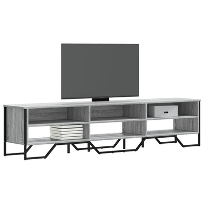 TV-taso harmaa Sonoma 180x34x41 cm tekninen puu