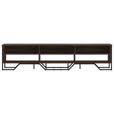 TV-taso ruskea tammi 180x34x41 cm tekninen puu