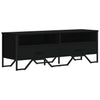TV-taso musta 122x34x41 cm tekninen puu