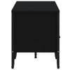 TV-taso musta 122x34x41 cm tekninen puu