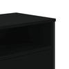 TV-taso musta 122x34x41 cm tekninen puu
