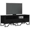 TV-taso musta 122x34x41 cm tekninen puu