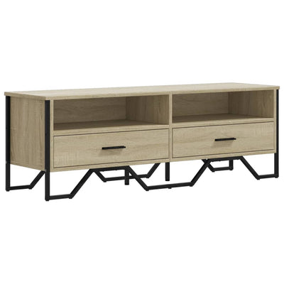 TV-taso Sonoma-tammi 122x34x41 cm tekninen puu