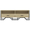 TV-taso Sonoma-tammi 122x34x41 cm tekninen puu