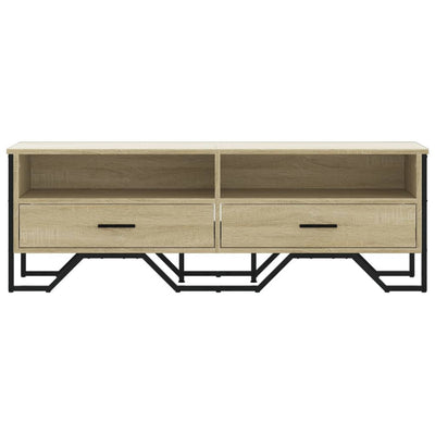 TV-taso Sonoma-tammi 122x34x41 cm tekninen puu