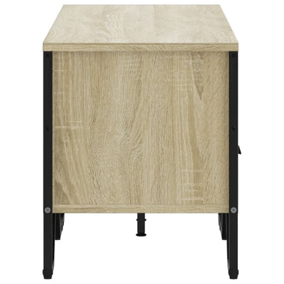 TV-taso Sonoma-tammi 122x34x41 cm tekninen puu