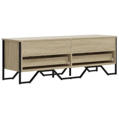 TV-taso Sonoma-tammi 122x34x41 cm tekninen puu