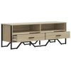 TV-taso Sonoma-tammi 122x34x41 cm tekninen puu