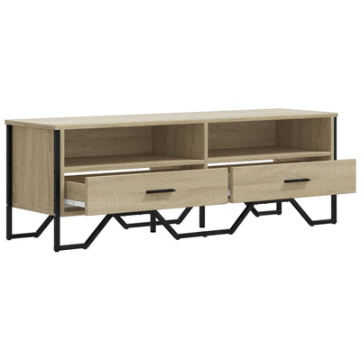 TV-taso Sonoma-tammi 122x34x41 cm tekninen puu