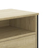 TV-taso Sonoma-tammi 122x34x41 cm tekninen puu