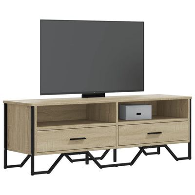 TV-taso Sonoma-tammi 122x34x41 cm tekninen puu