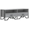 TV-taso harmaa Sonoma 122x34x41 cm tekninen puu