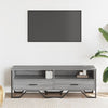 TV-taso harmaa Sonoma 122x34x41 cm tekninen puu