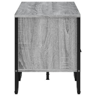 TV-taso harmaa Sonoma 122x34x41 cm tekninen puu